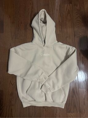 Comfort Pullover Hoodie - Cream Sweatshirt